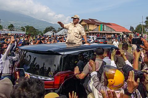The Indonesian defense minister has opened a wide lead in polls owing to his vast wealth, nationalist verve in populist speeches and strongman credentials as chief of the influential military.
