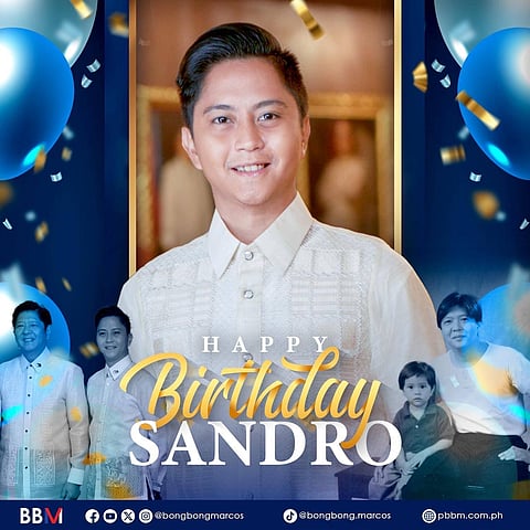 ‘So proud’ of birthday boy Sandro