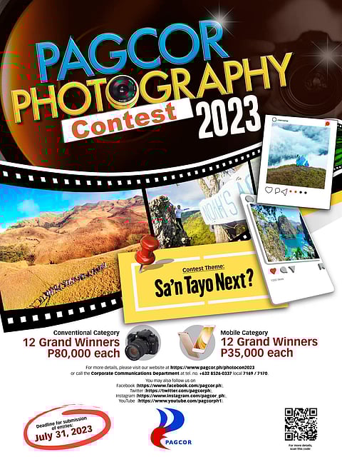 Deadline for PAGCOR’s 2023 Photography contest draws near