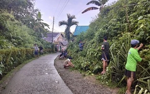 ANTI-INSURGENCY. A community in Bagacay, Palapag, Northern Samar near the site where the military and rebels had a series of clashes on March 19, 2024. The incident killed a member of the New People’s Army and led to the recovery of three high-powered firearms.