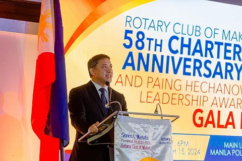 Bureau of Internal Revenue Commissioner Romeo D. Lumagui Jr. is the recipient of the Rotary Club of Makati's Youth Leadership Role Model award this year. He was cited for his stellar pioneering projects at the BIR including the Run After Fake Transactions program and ISO certifications, solidifying his legacy as a trailblazer in tax administration. Under his watch, BIR revenue collection in 2023 hit a whopping P2.34 trillion, or 8.6 percent more than the P2.16 trillion the agency collected in 2022.
