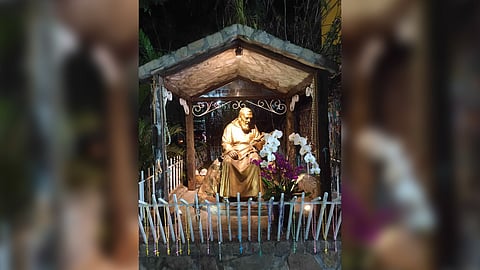 Saint Padre Pio’s image in Eastwood, Libis, Quezon City.