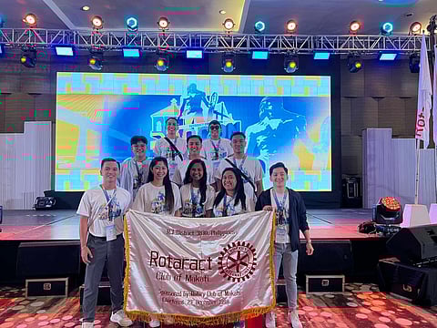 Attending the 12th Pilipinas Rotaract Convention at the Waterfront Cebu City Hotel and Casino last 16 to 18 February 2024 were Rotaract Club of Makati president Emmanuel Adrian Manuel who led his team comprised of IPP John Nicole dela Cruz, Secretary Hira Angelica Hermoso, PP Mark Gil Cato, PP Prame Rose Cato, PP April Jan Sebrano, Dir. Joseph Carlo Tan, Dir. Jover Acebuche, Rtr. Ninna Shania Tumbagahan and Rtr. James Calvin Piñero. The team joined teams from 10 other Rotaract districts across the Philippines.