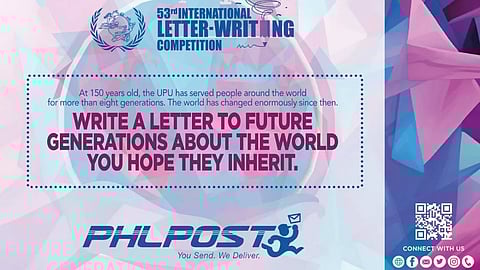 PHLPost launches int'l letter-writing contest for young people