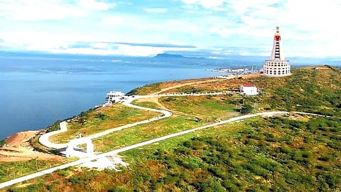 Verde Island Passage with the tallest statue of Virgin Mary