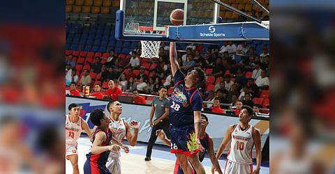 BEAU Belga muscles his way to a career performance with 28 points to lift Rain or Shine to a 115-105 win over NorthPort in the PBA Philippine Cup last night at the Ninoy Aquino Stadium.