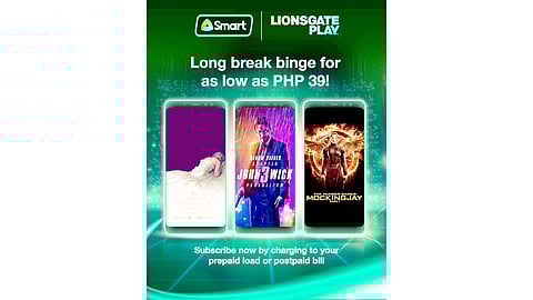 Smart Partners with Lionsgate Play
for most affordable binge-watch deal for subscribers