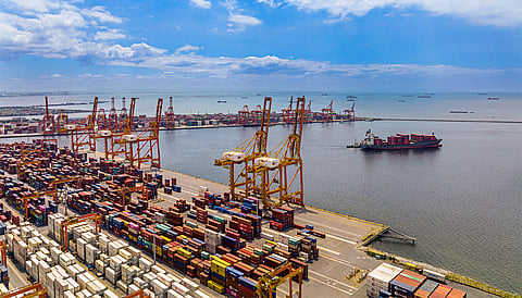 The Manila International Container Terminal teems with activity despite the harsh international situation.