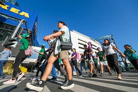 THOUSANDS of people participate in the Angels Walk for Autism organized by the Autism Society of the Philippines, in collaboration with SM Cares, on Sunday at the Mall of Asia grounds in Pasay City.