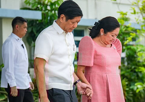 (File Photo) President Ferdinand Marcos Jr. and First Lady Liza Araneta-Marcos.