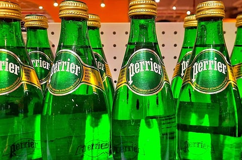 Perrier bottles