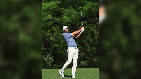 SCOTTIE Scheffler battles blustery conditions to card a 72 for a six-under 138 after 36 holes and join Max Honma and Bryson DeChambeau on top of the 88th Masters Tournament.