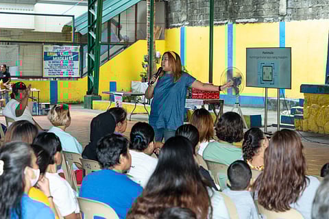 A LITERACY session in Mandaluyong.