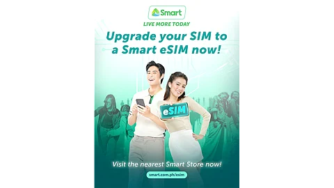 Smart now enables mobile users to upgrade their physical SIM to an eSIM while retaining their number