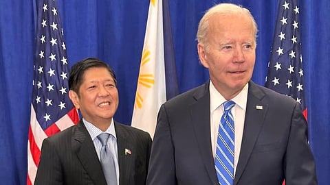 (FILES) US President Joe Biden and Phl President Ferdinand Marcos Jr.