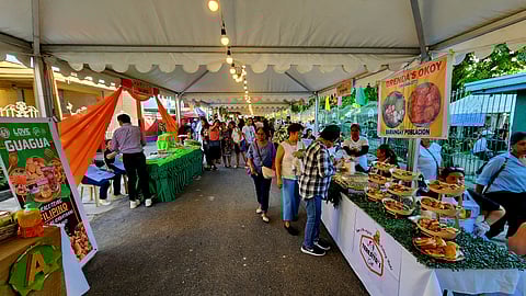 Mini food fair featuring several municipalities of Pampanga and their dishes.