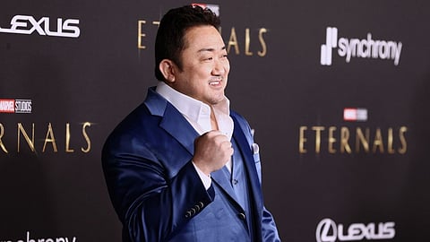 (FILES) Ma Dong-seok attends Marvel Studios' "Eternals" premiere on 18 October 2021 in Los Angeles, California. 