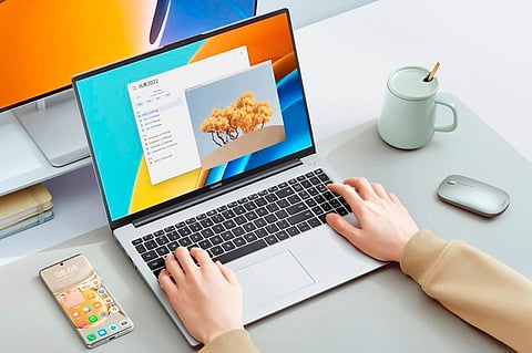 MATEBOOK D16 blends style with functionality.