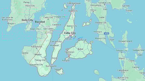 Central Visayas map