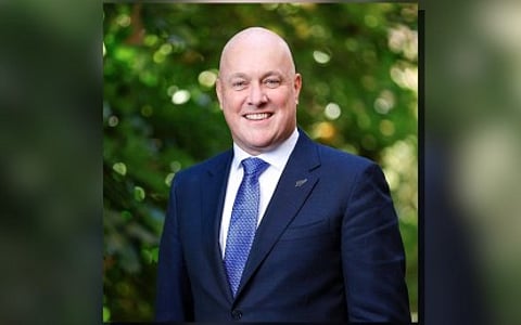 New Zealand Prime Minister Christopher Luxon