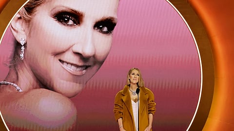 Celine Dion on stage