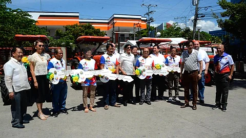 President Ferdinand Marcos Jr. together with Agrarian Reform Secretary Conrado Estrella III, turned over P17.5 million worth of farm machinery to nine agrarian cooperatives and seven farm-to-market roads (FMRs), worth P100 million.