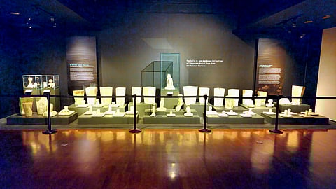 The Kulaman burial jars on exhibit at the National Museum of Anthropology