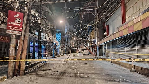 Truck ravages cables in Manila