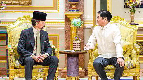 In agreement All for strengthening partnerships, President Ferdinand R. Marcos Jr. meets His Majesty Sultan Haji Hassanal Bolkiah Mu’izzaddin Waddaulah at Istana Nurul Iman on 28 May to ‘expand partnerships’ and ‘explore potentials.’