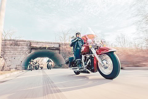 Ride away on the Hydra Glide Revival.