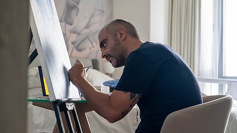 Up close and personal with artist Stefano Serretta.