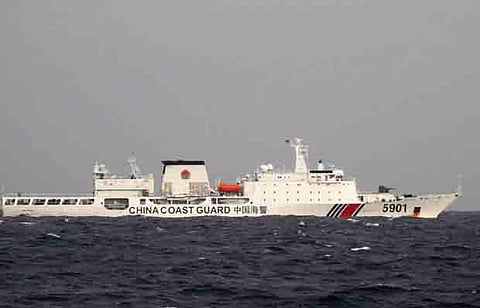 CCG 5901, the world’s largest coast guard vessel belonging to China, has left the Philippines’ exclusive economic zone in the West Philippine Sea.