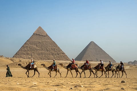 PYRAMIDS like these in Giza have always been an Egyptian attraction.