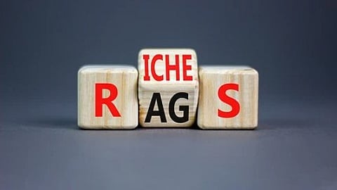 A rags to riches story