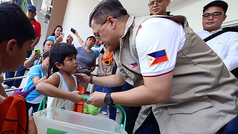 Senator Bong Go in Biñan