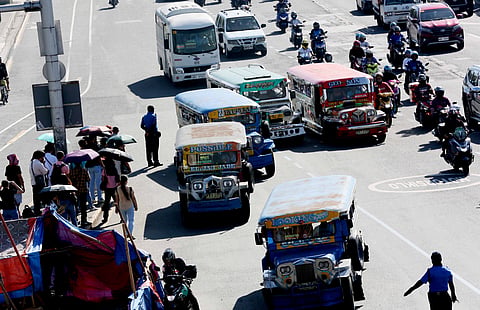 King of the road Drivers of the traditional jeepneys continue to ply their routes along Commonwealth Avenue in Quezon City, unbothered by traffic enforcers waiting to apprehend them.