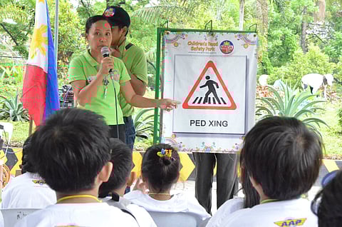 START ‘EM YOUNG: Gov’t educates kids on traffic, road safety
