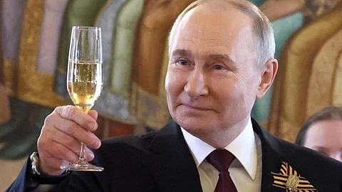 Putin -- here the real one -- is to star in a damning AI-enhanced biopic