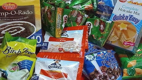 (File Photo) Grocery items