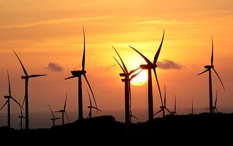 Wind benders Windmills create a silhouette that evokes energy security at the Bangui Wind Farm in Ilocos Norte.