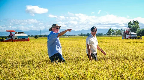 (FILES) President Ferdinand Romualdez Marcos Jr. and Agriculture Secretary Francisco Tiu Laurel Jr.