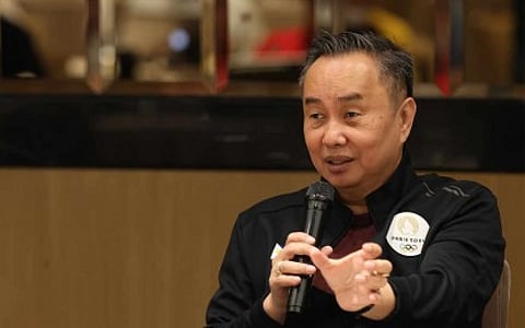 Phlippine Olympic Committee, PhilCycling president and Tagaytay City Mayor Abraham "Bambol" Tolentino