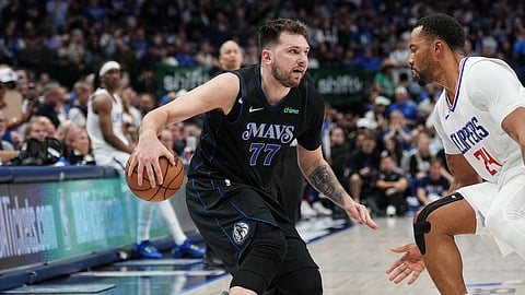 Luka Doncic and the Dallas Mavericks get rid of the Los Angeles Clippers, 114-101, to make the second round of the NBA playoffs.