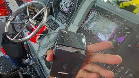 Attacked sans provocation Photos released by the Armed Forces of the Philippines show China Coast Guard vessels ram Philippine Navy rigid-hulled boats while the Chinese — armed with an axe and knives — threaten Filipino soldiers. The Philippines, according to AFP chief General Romeo Brawner, is demanding that China return the rifles and other equipment its personnel ‘stole.’