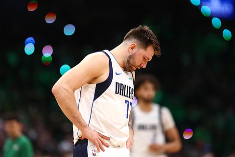 LUKA Doncic’s triple-double performance was not enough to lift the Dallas Mavericks past the surging Boston Celtics, 98-105.