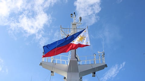 Flag ceremony held at Escoda Shoal