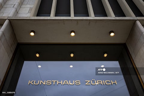 A picture taken on March 14, 2023 show the entrance of the Kunsthaus Zurich.
Kunsthaus Zurich, one of Switzerland's top art museums, launched a new review aimed at clarifying whether any of its artworks might be cultural property looted by the Nazis. Ann Demeester, who took over as the museum's director in January 2023, wants to tackle the thorny issue of provenance and art confiscated by Nazi Germany.