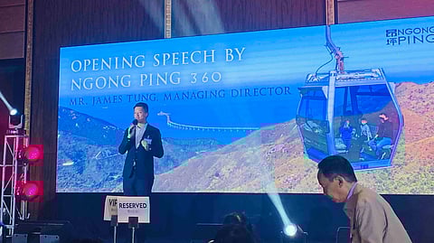 James Tung, the managing director of Ngong Ping 360