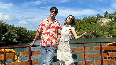 Sandara Park at Jung Il Woo nag-tour sa Bohol