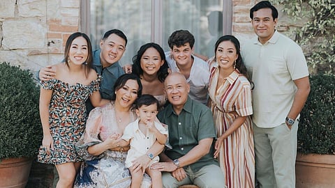 Ernest Cu with Ari Cu (daughter in-law), Martin Cu, Arlene Cu, Parker Cu, Arianna Cu, Henry Maccready, Cris Cu-Seisa and Tristan Seisa (son in-law).